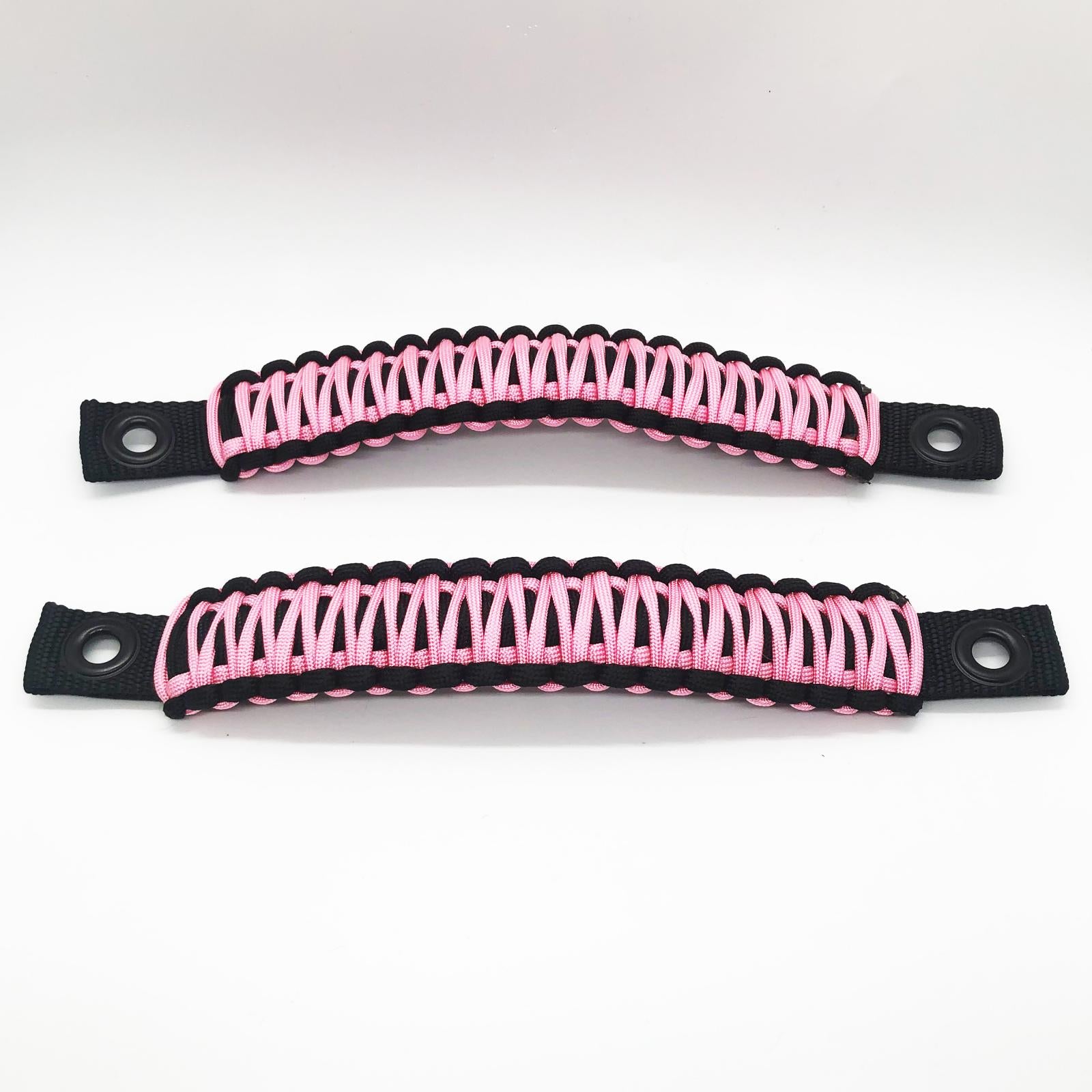 Jeep Wrangler Grab Handles Paracord JK Sound Bar Rear Side Pair Bartact-13