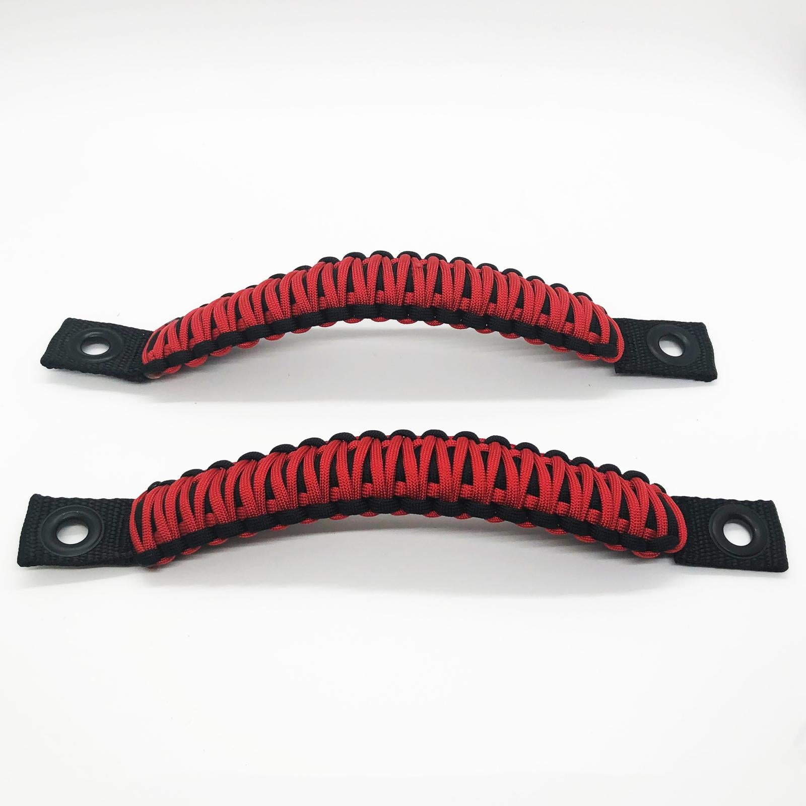 Jeep Wrangler Grab Handles Paracord JK Sound Bar Rear Side Pair Bartact-11