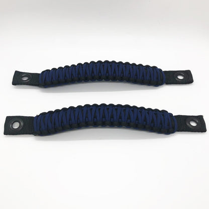Jeep Wrangler Grab Handles Paracord JK Sound Bar Rear Side Pair Bartact-8