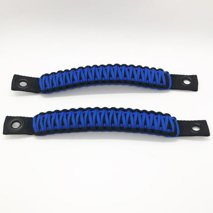 Jeep Wrangler Grab Handles Paracord JK Sound Bar Rear Side Pair Bartact-7