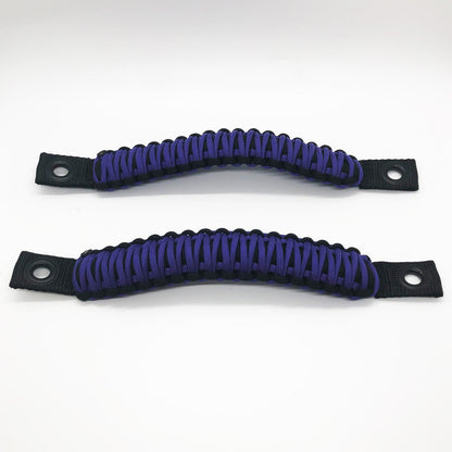 Jeep Wrangler Grab Handles Paracord JK Sound Bar Rear Side Pair Bartact-6