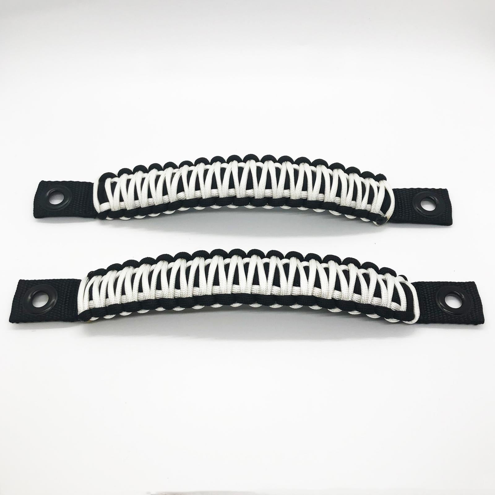 Jeep Wrangler Grab Handles Paracord JK Sound Bar Rear Side Pair Bartact-4