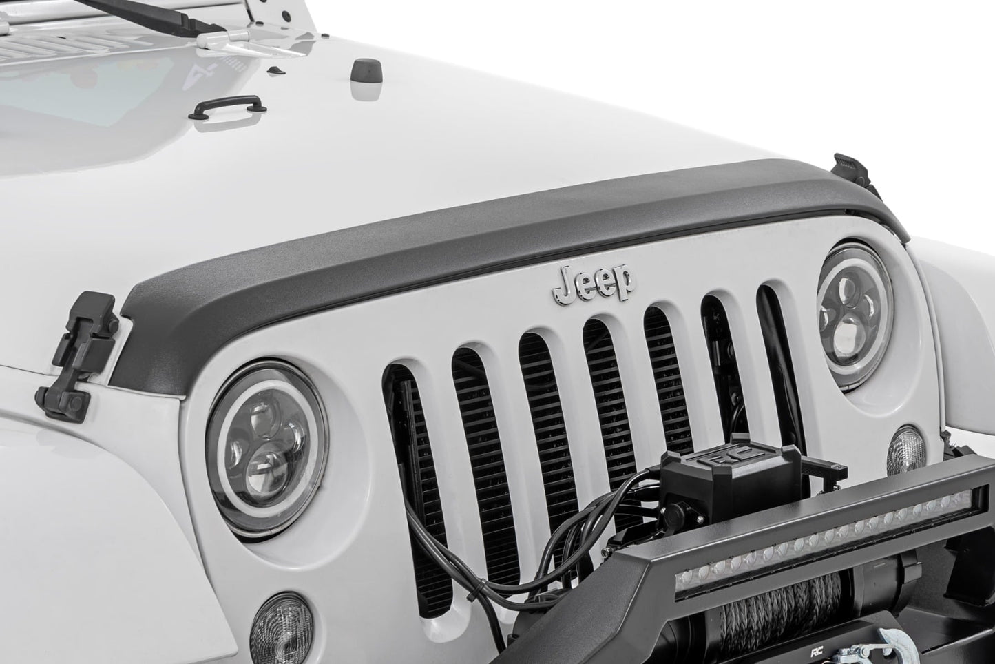 Trail Cladding Hood Protector Jeep Wrangler JK/Wrangler Unlimited (07-18) Rough Country