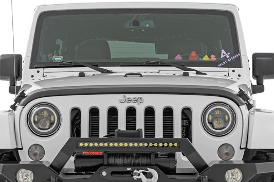Trail Cladding Hood Protector Jeep Wrangler JK/Wrangler Unlimited (07-18) Rough Country-1