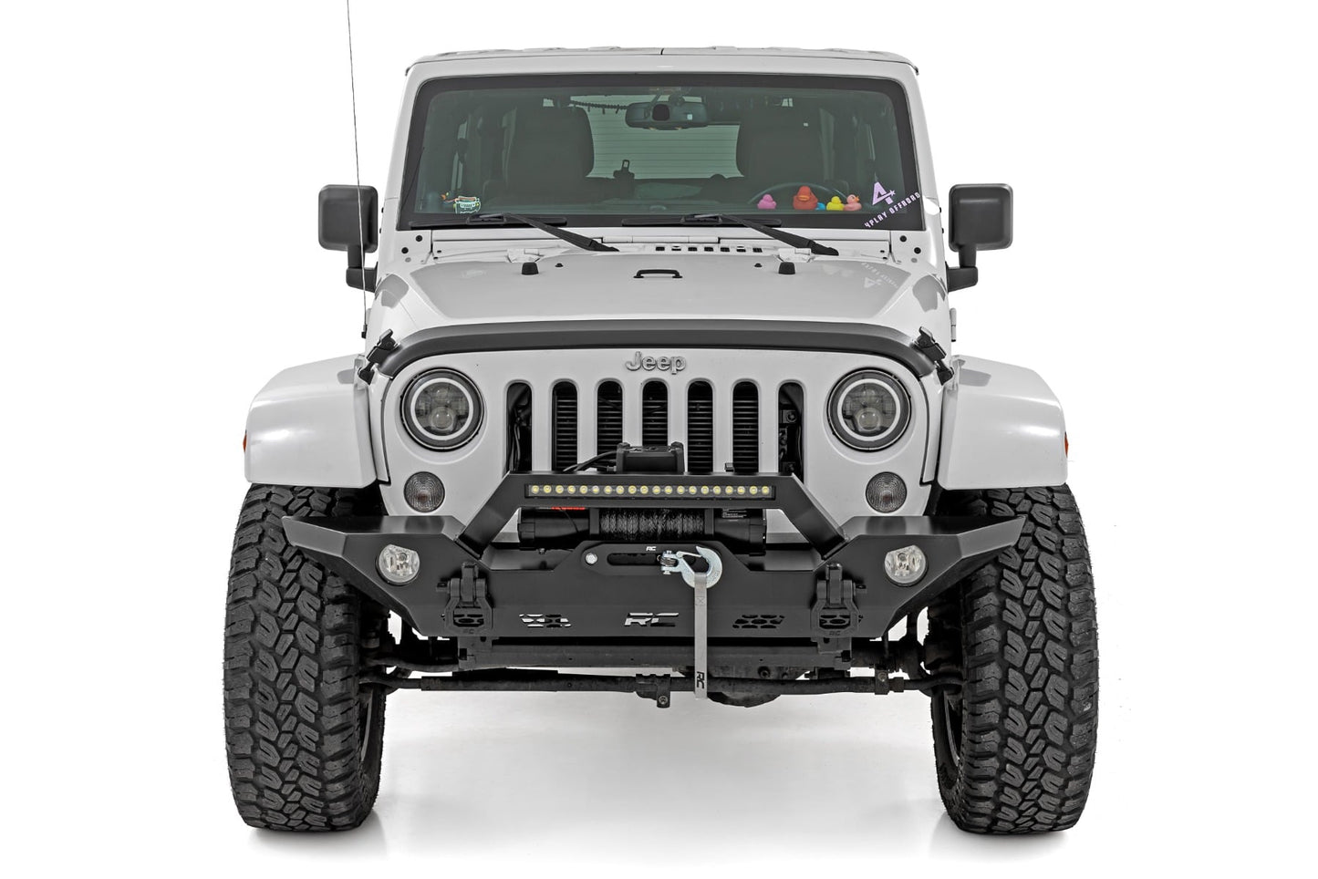 Trail Cladding Hood Protector Jeep Wrangler JK/Wrangler Unlimited (07-18) Rough Country-2