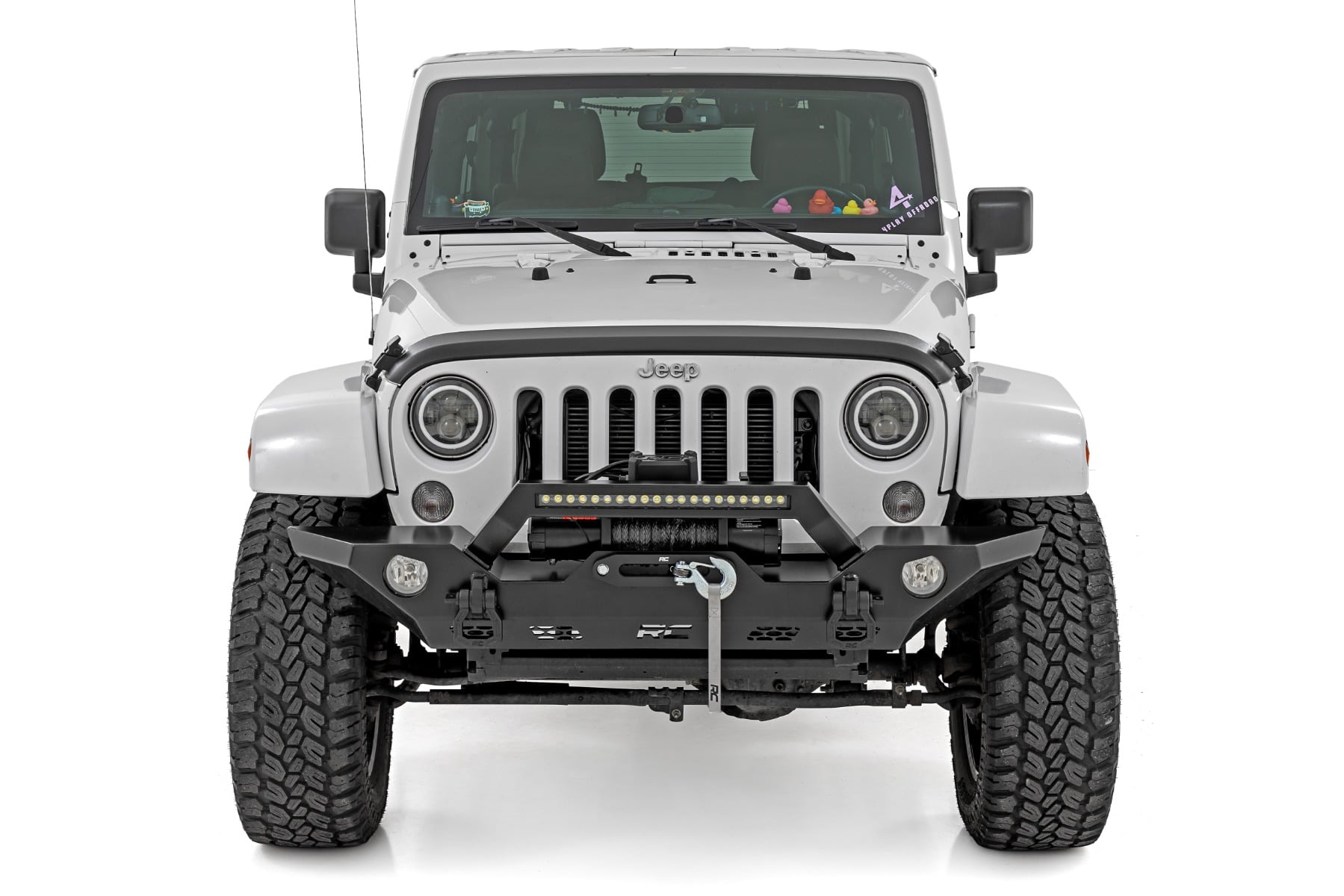 Trail Cladding Hood Protector Jeep Wrangler JK/Wrangler Unlimited (07-18) Rough Country-2