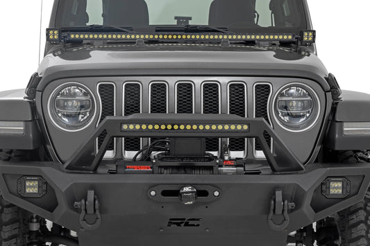 Trail Cladding Hood Protector Jeep Wrangler JL/Wrangler Unlimited (18-26) Rough Country-1