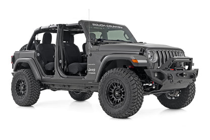 Trail Cladding Hood Protector Jeep Wrangler JL/Wrangler Unlimited (18-26) Rough Country-2
