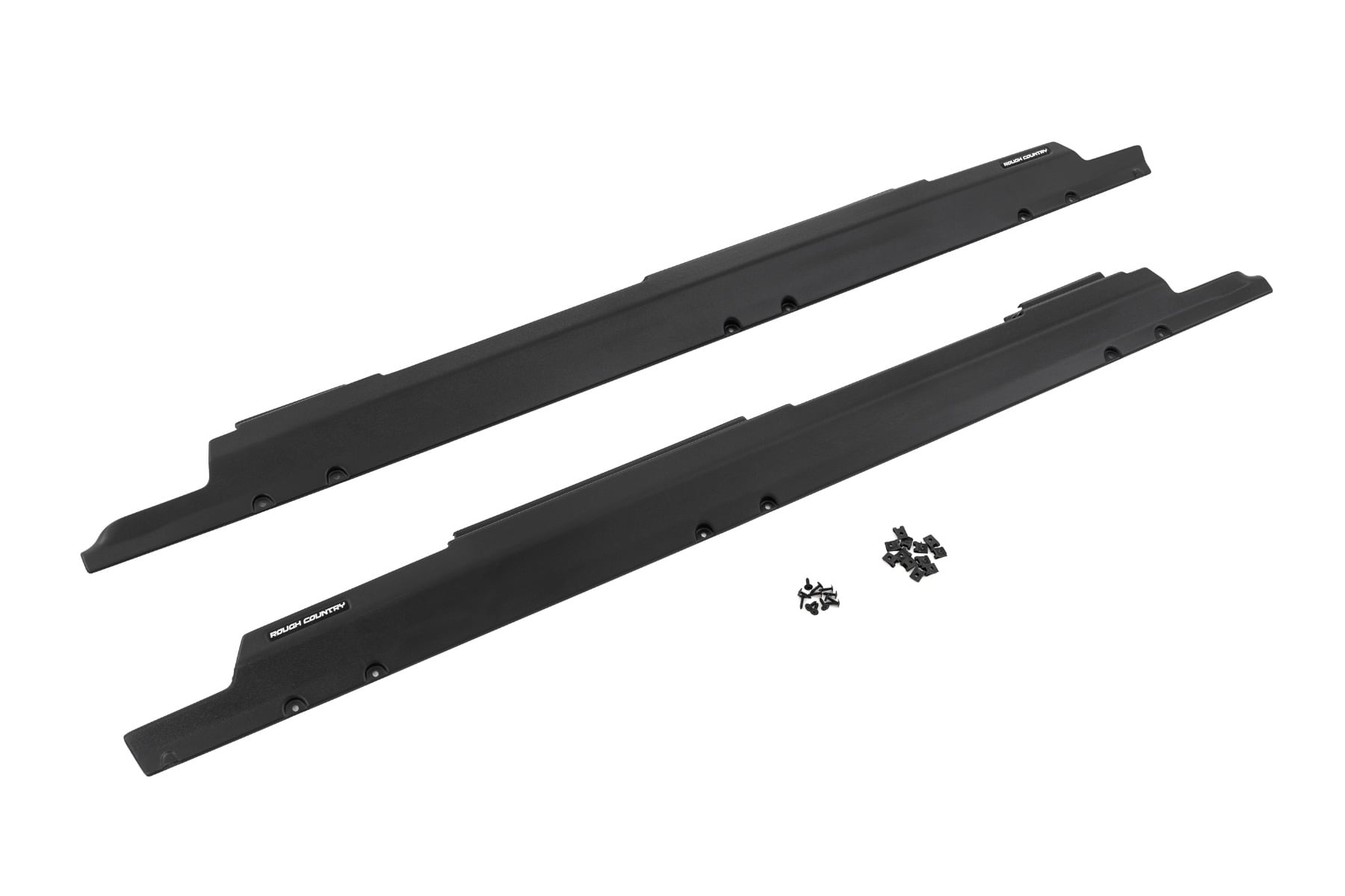Trail Cladding Rocker Sill Plates Jeep Wrangler Unlimited 2WD/4WD (07-18) Rough Country-2