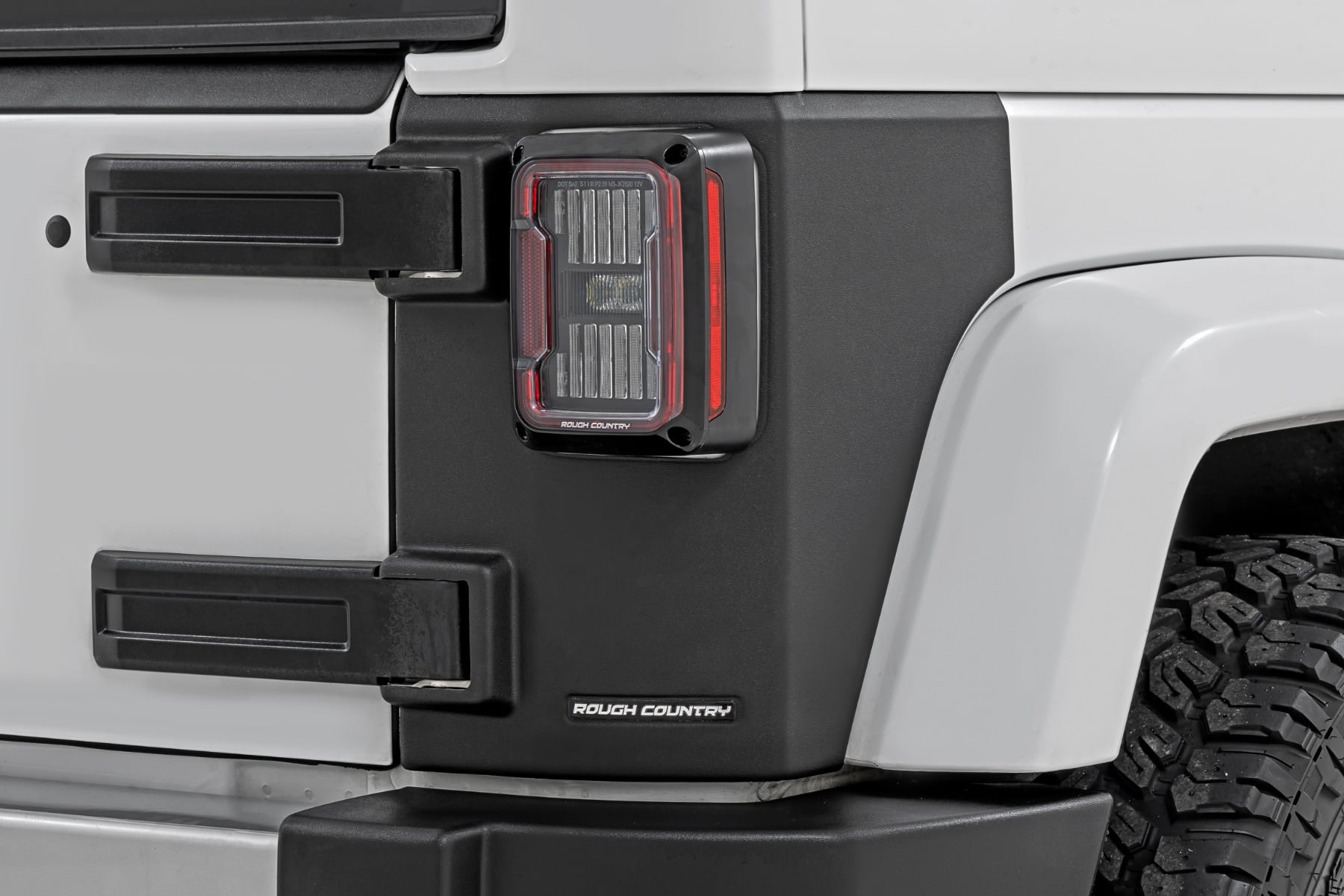 Trail Cladding Rear Corners Jeep Wrangler JK/Wrangler Unlimited (07-18) Rough Country-2