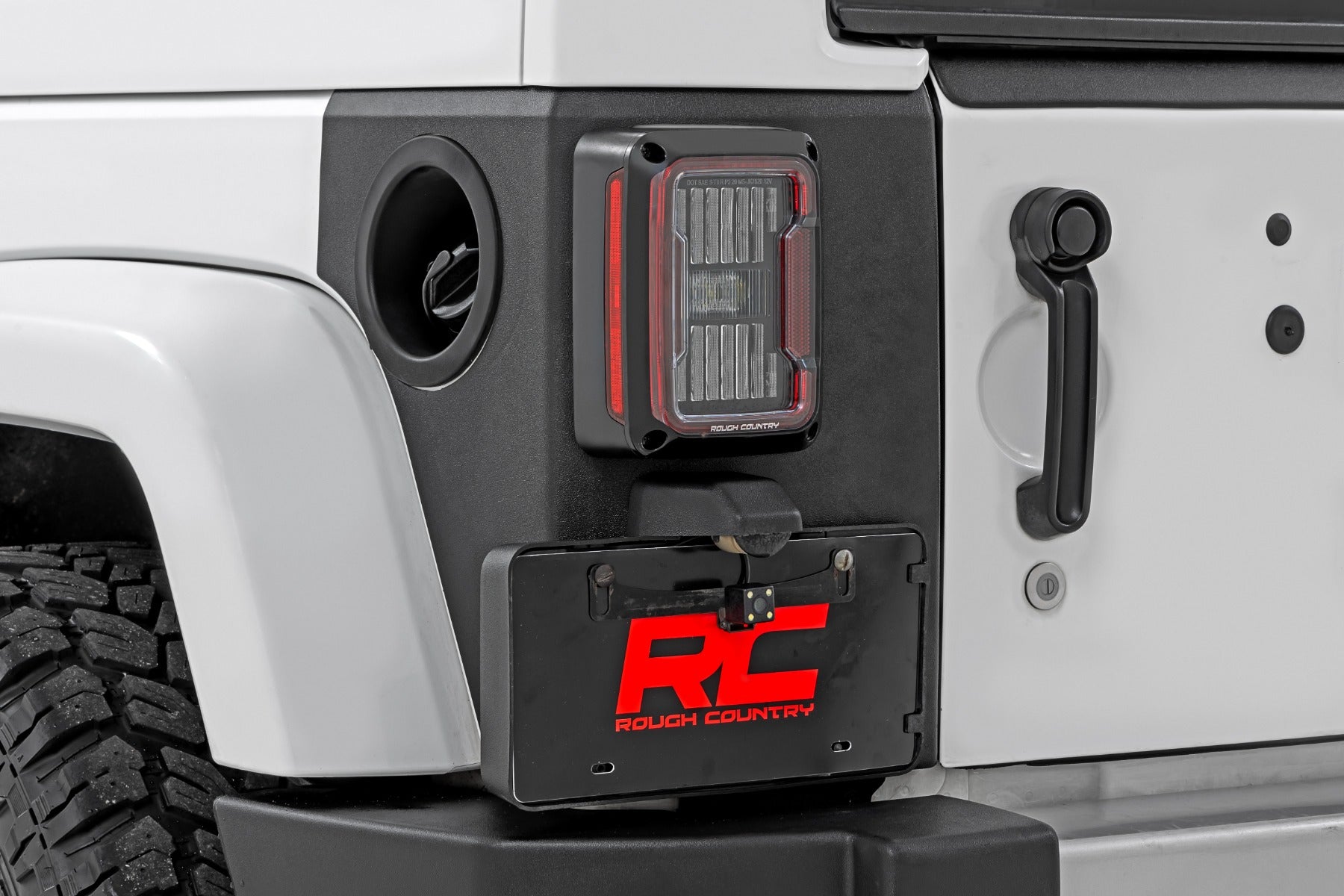 Trail Cladding Rear Corners Jeep Wrangler JK/Wrangler Unlimited (07-18) Rough Country-3