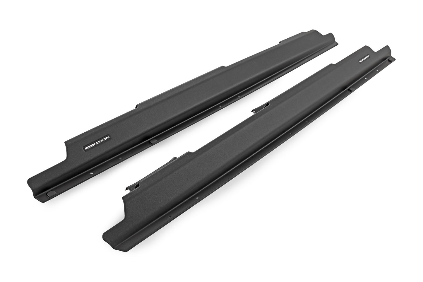 Trail Cladding Rocker Sill Plates Jeep Wrangler Unlimited 4WD (2018-2026) Rough Country-4