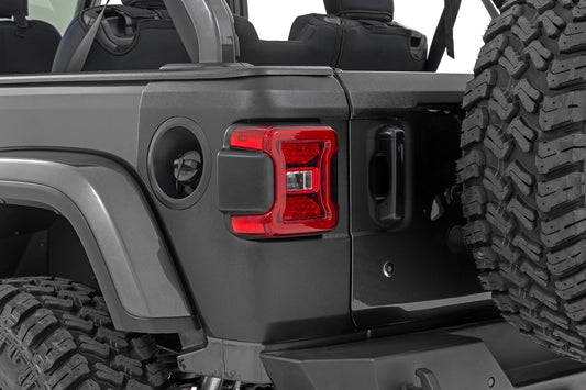 Trail Cladding Rear Corners Jeep Wrangler JL/Wrangler Unlimited (18-26) Rough Country