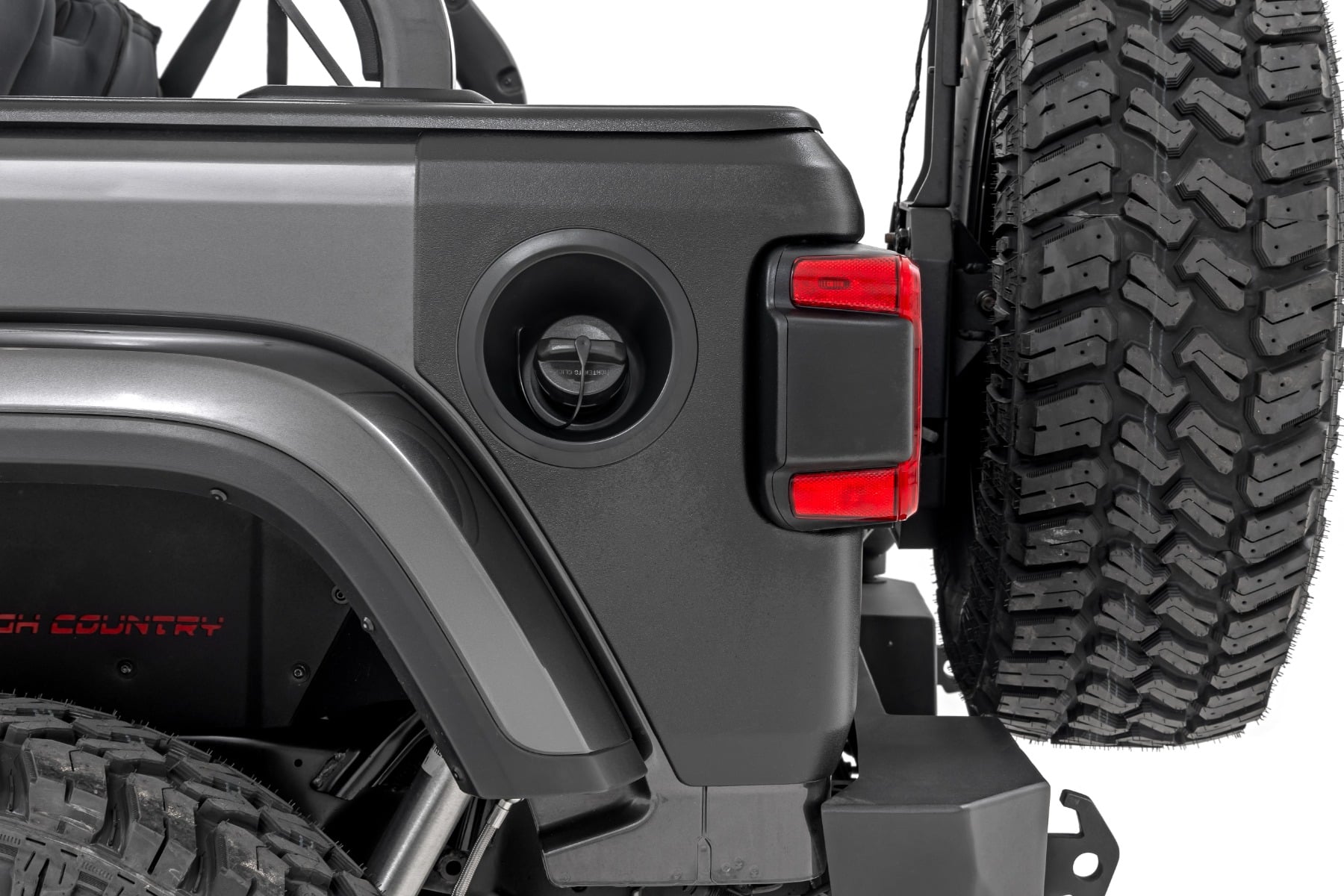 Trail Cladding Rear Corners Jeep Wrangler JL/Wrangler Unlimited (18-26) Rough Country-1