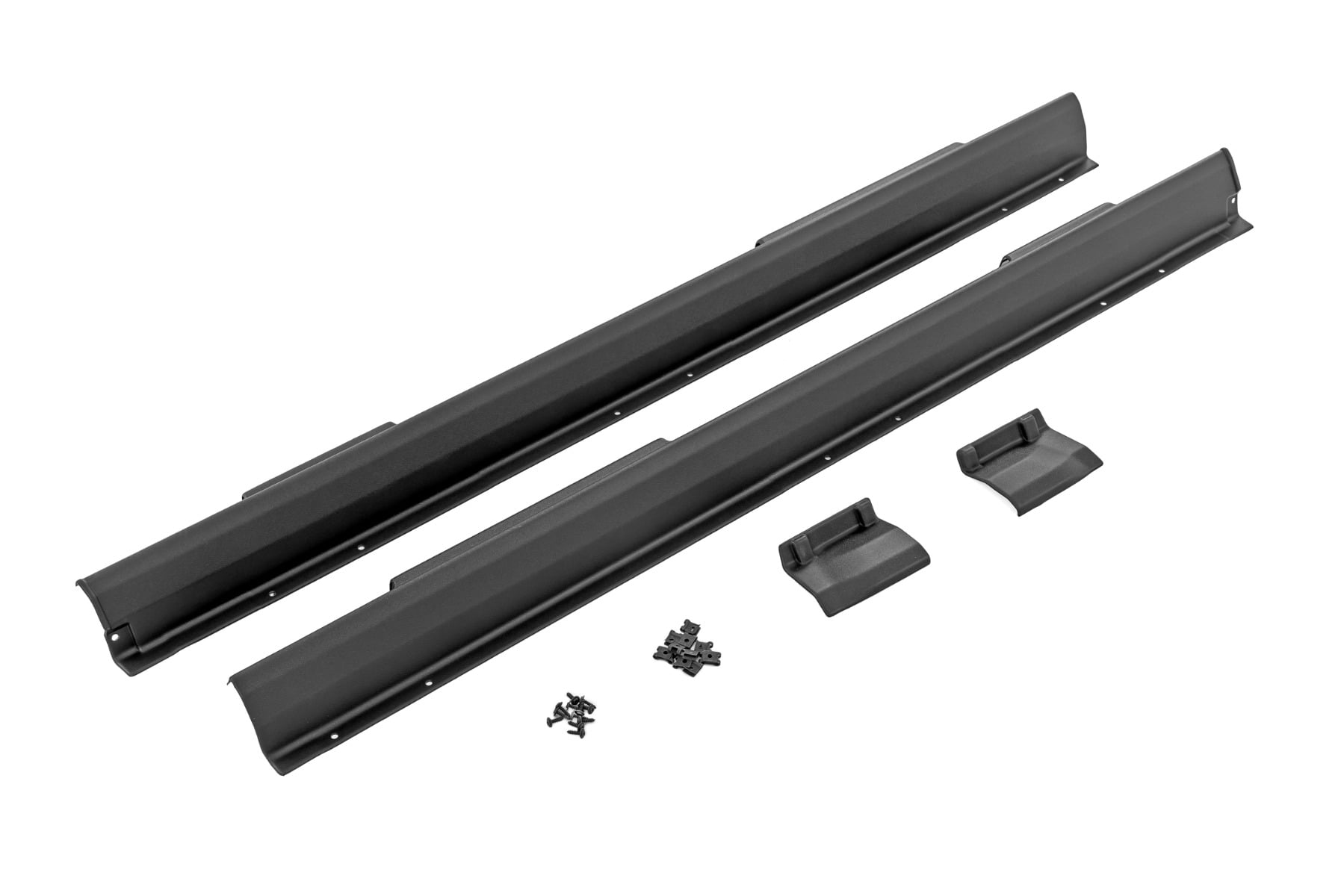 Trail Cladding Rocker Sill Plates 4-Door Ford Bronco 4WD (2021-2025) Rough Country-4