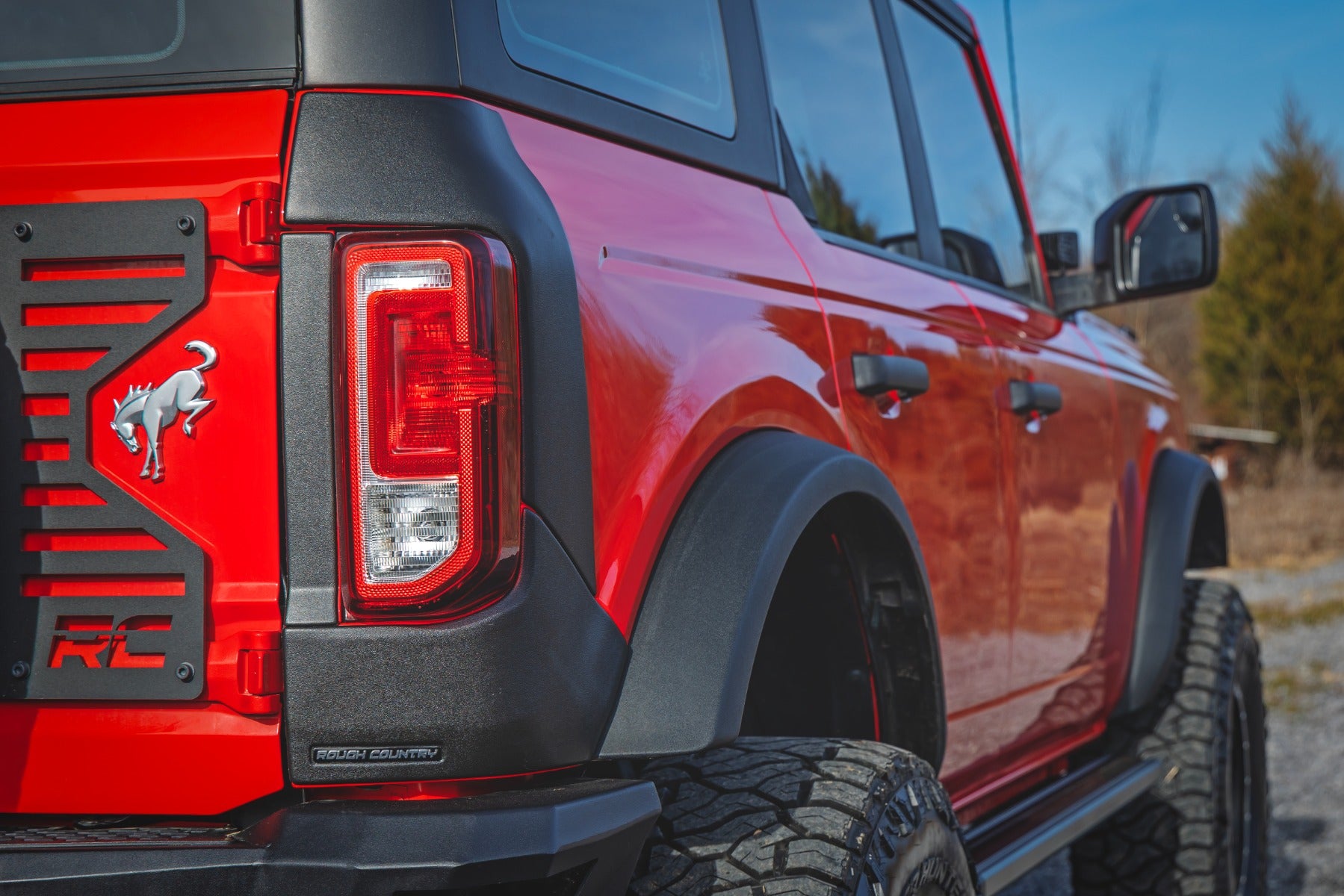 Trail Cladding Rear Corners Ford Bronco 4WD (2021-2025) Rough Country-5
