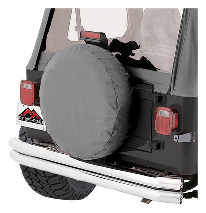 Spare Tire Cover Grey Fits 30 Inch-32 Inch Diameter Tire RT Off Road