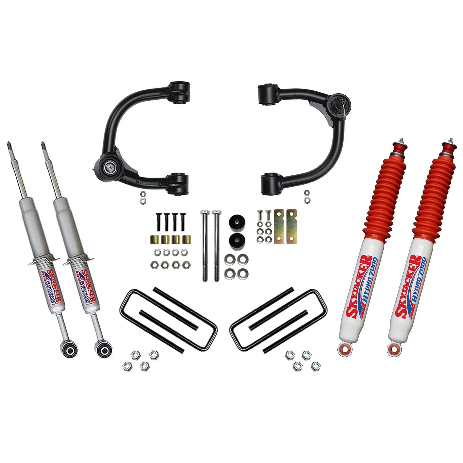 3 Inch Upper Control Arm Suspension Lift System with Front Struts Rear Leaf Springs and Hydro Shocks 16-22 Toyota Tacoma Skyjacker-1