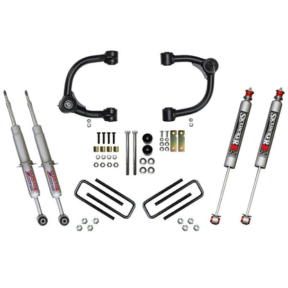 3 Inch Upper Control Arm Suspension Lift System with Front Struts Rear Leaf Springs and Rear M95 Monotube Shocks 16-22 Toyota Tacoma Skyjacker-1