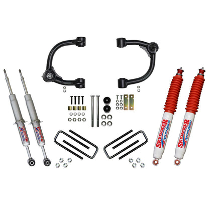 3 Inch Upper Control Arm Suspension Lift System with Front Struts Rear Leaf Springs and Rear Nitro Shocks 16-22 Toyota Tacoma Skyjacker-1