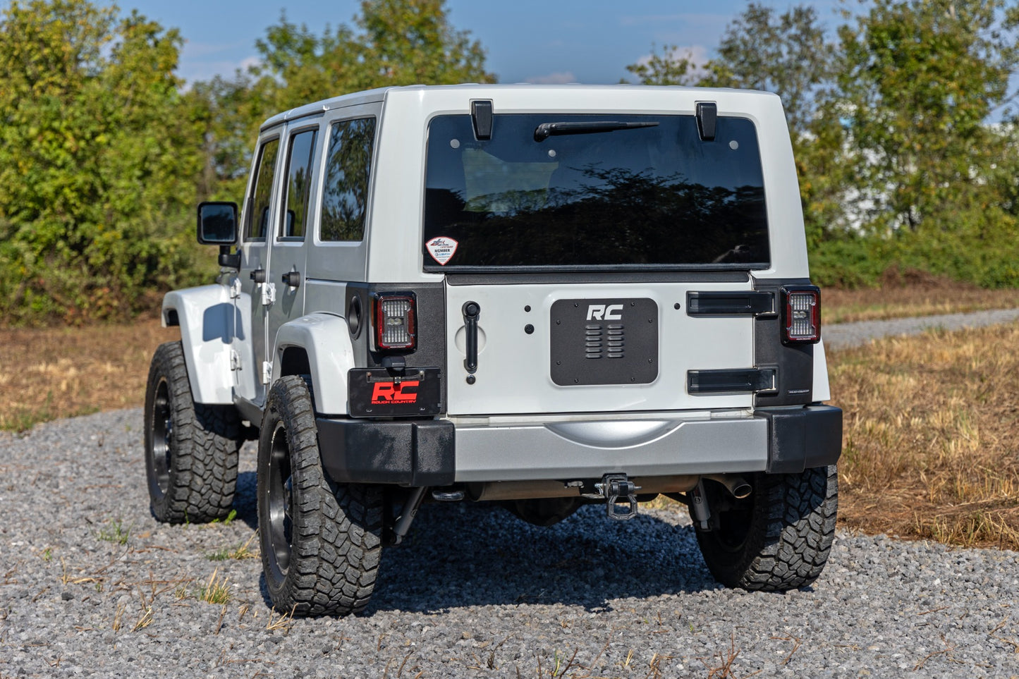 Trail Cladding Tailgate Protector Jeep Wrangler JK/Wrangler Unlimited (07-18) Rough Country-5