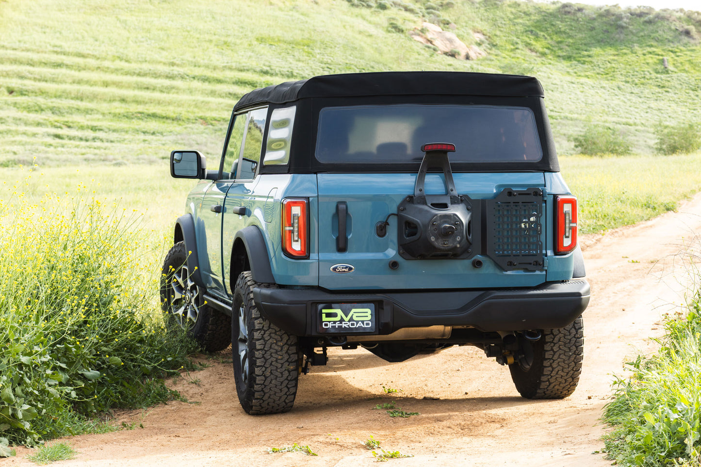 2021 2025 Ford Bronco Tailgate Reinforcement Molle Panel DV8 Offroad-6