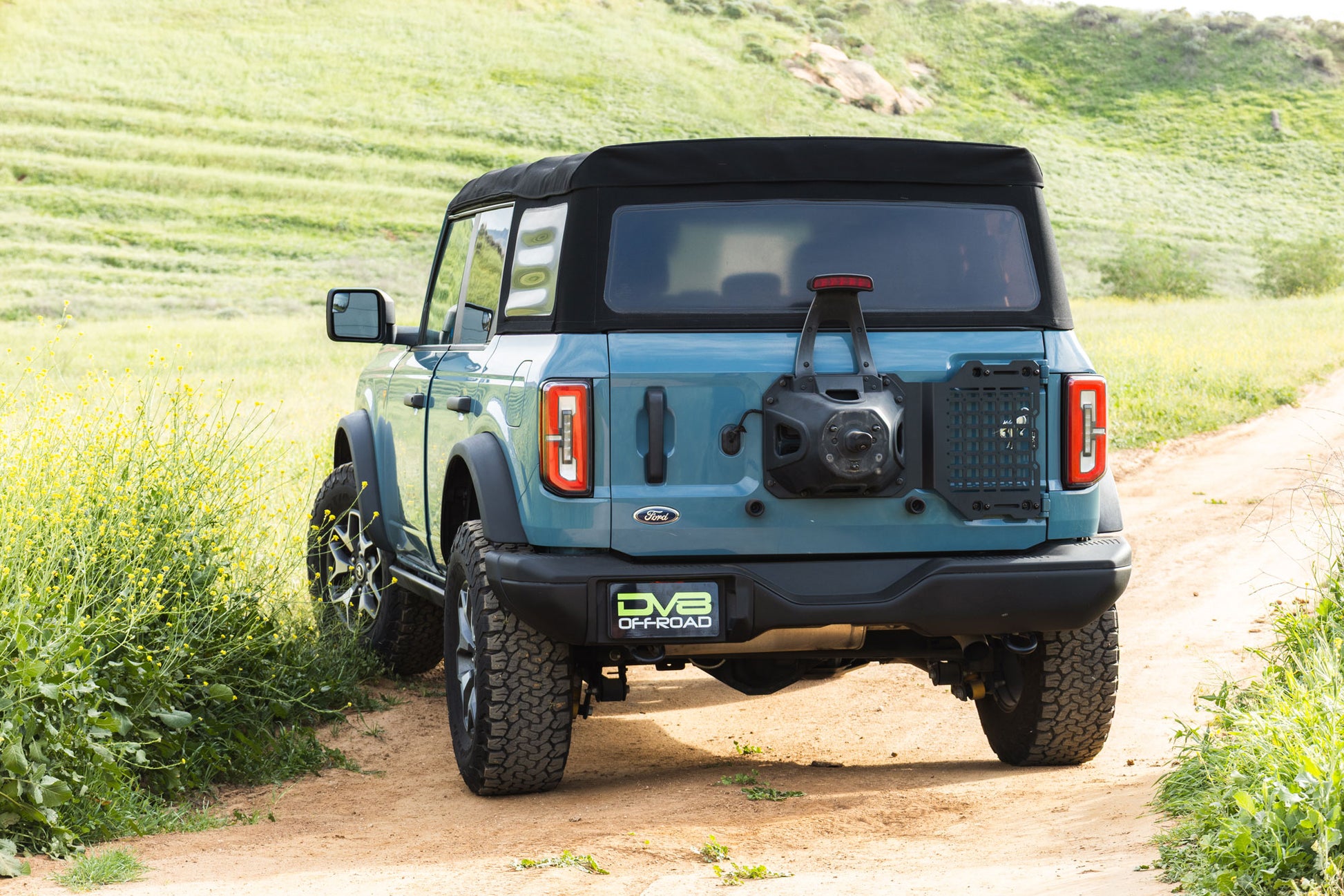 2021 2025 Ford Bronco Tailgate Reinforcement Molle Panel DV8 Offroad-6