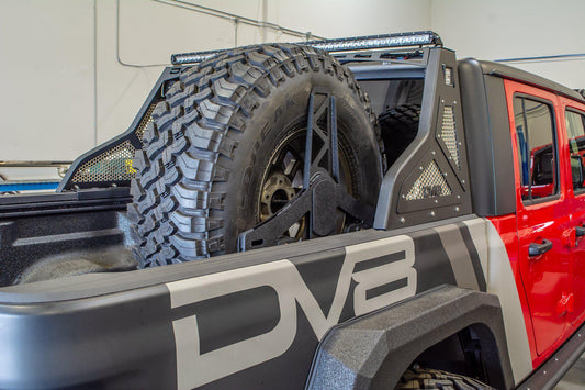 2020 2025 Jeep Gladiator Stand Up Spare Tire Mount DV8 Offroad