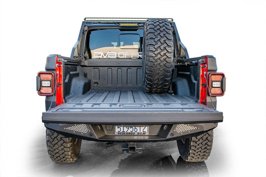 2020 2025 Jeep Gladiator Stand Up Spare Tire Mount DV8 Offroad-1