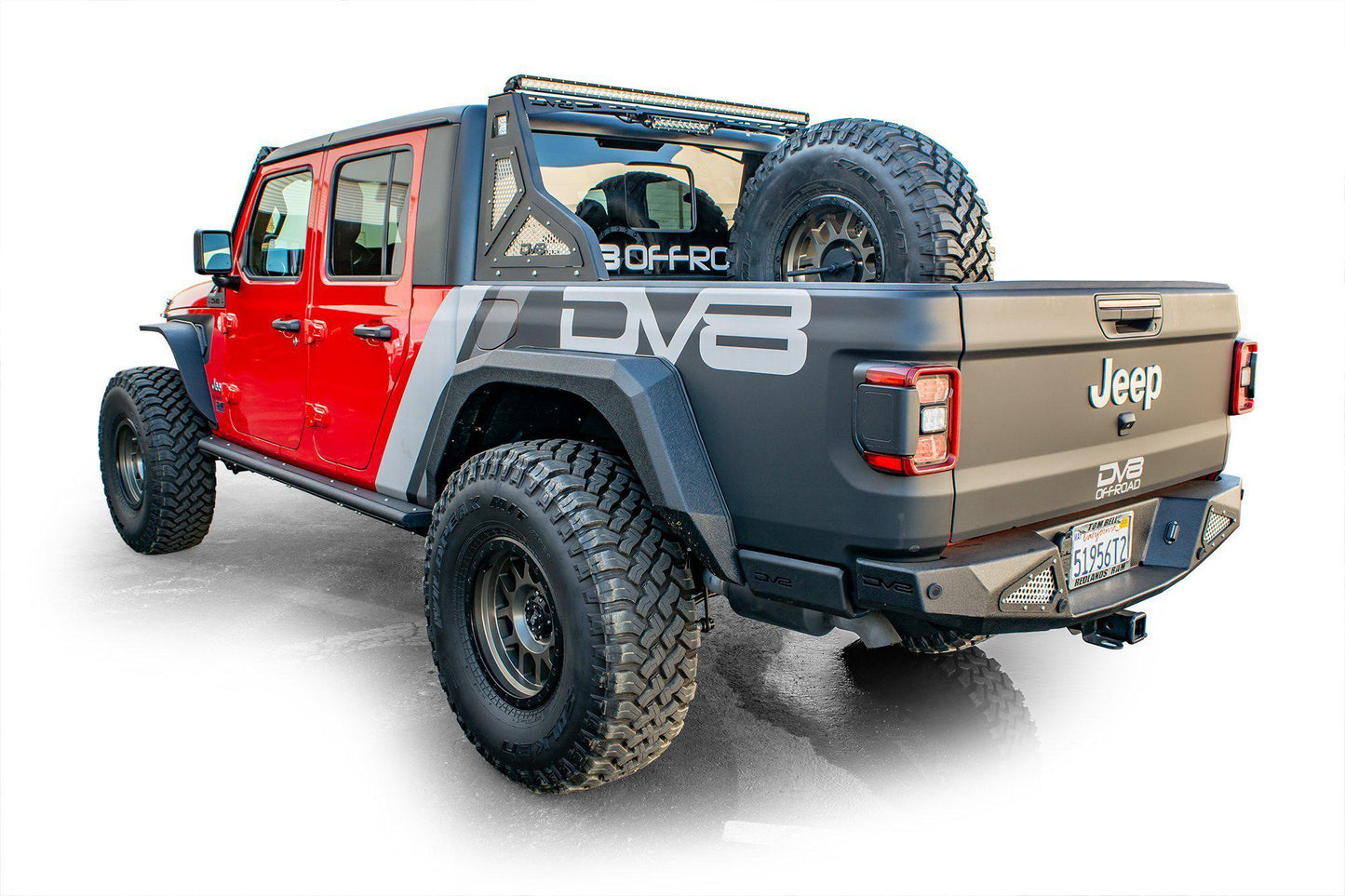 2020 2025 Jeep Gladiator Stand Up Spare Tire Mount DV8 Offroad-2
