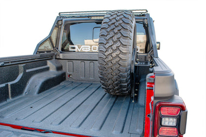 2020 2025 Jeep Gladiator Stand Up Spare Tire Mount DV8 Offroad-3