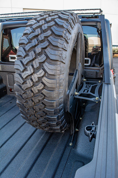 2020 2025 Jeep Gladiator Stand Up Spare Tire Mount DV8 Offroad-5