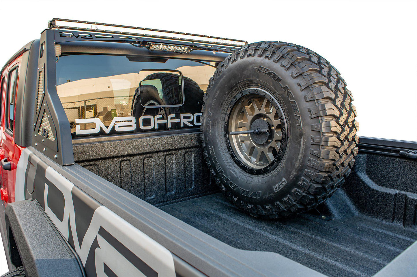 2020 2025 Jeep Gladiator Stand Up Spare Tire Mount DV8 Offroad-7