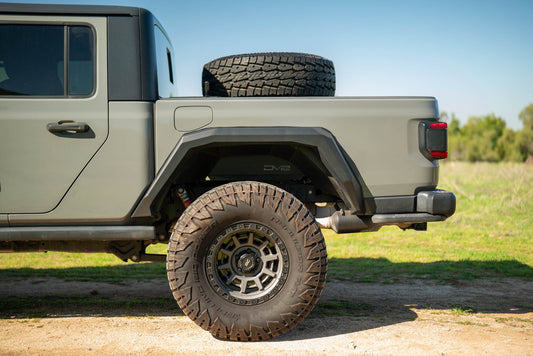 2020 2025 Jeep Gladiator JT Adjustable In Bed Tire Carrier DV8 Offroad-1
