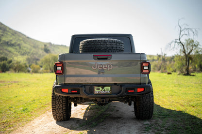 2020 2025 Jeep Gladiator JT Adjustable In Bed Tire Carrier DV8 Offroad-2