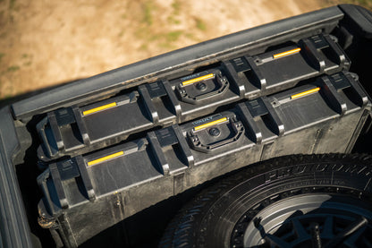 2020 2025 Jeep Gladiator JT Adjustable In Bed Tire Carrier DV8 Offroad-20