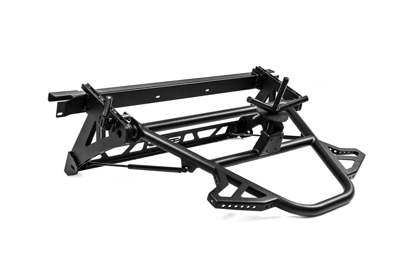2020 2025 Jeep Gladiator JT Adjustable In Bed Tire Carrier DV8 Offroad-26