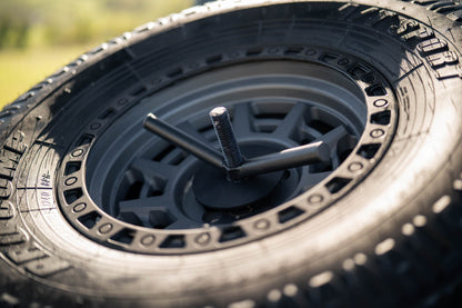 2020 2025 Jeep Gladiator JT Adjustable In Bed Tire Carrier DV8 Offroad-6