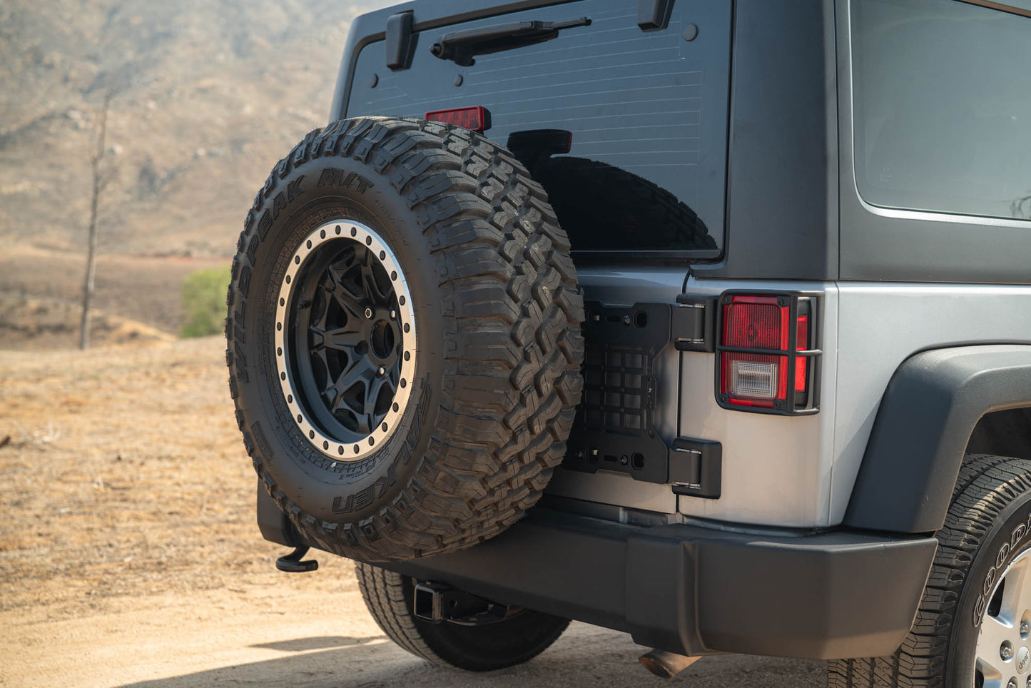 2007 2018 Jeep Wrangler JK Tailgate Reinforcement Molle Panel DV8 Offroad-1