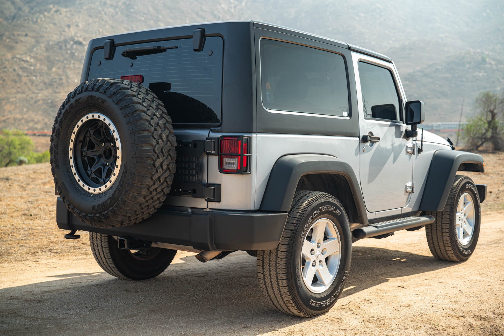 2007 2018 Jeep Wrangler JK Tailgate Reinforcement Molle Panel DV8 Offroad-2