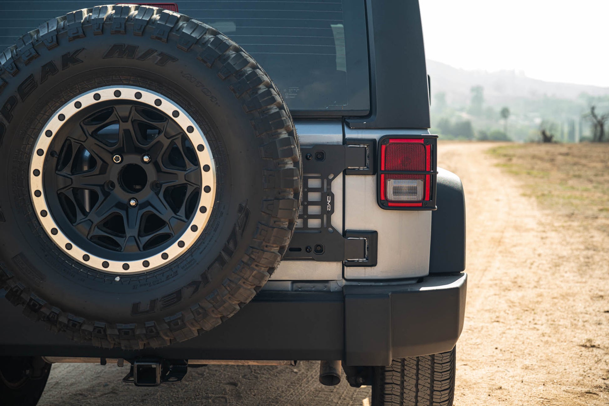 2007 2018 Jeep Wrangler JK Tailgate Reinforcement Molle Panel DV8 Offroad-4