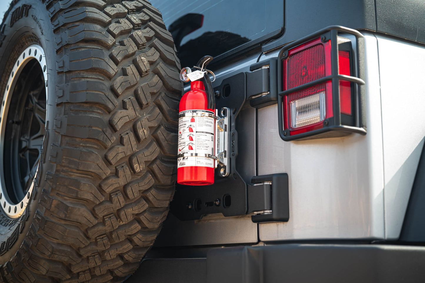 2007 2018 Jeep Wrangler JK Tailgate Reinforcement Molle Panel DV8 Offroad-5