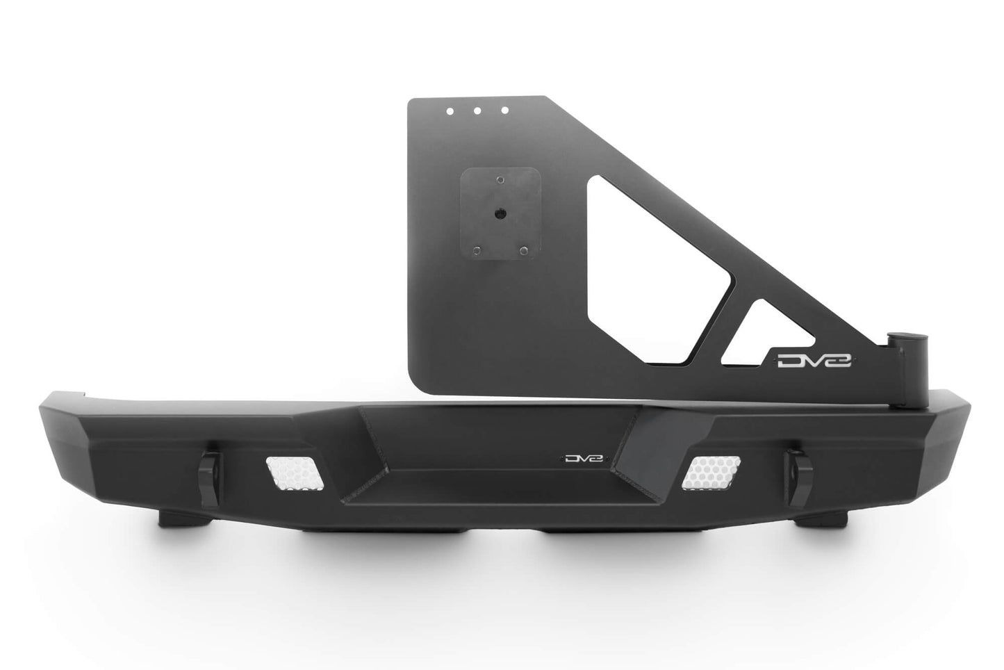 2007 2018 Jeep Wrangler JK JKU Tire Carrier For Mto Bumper DV8 Offroad-15
