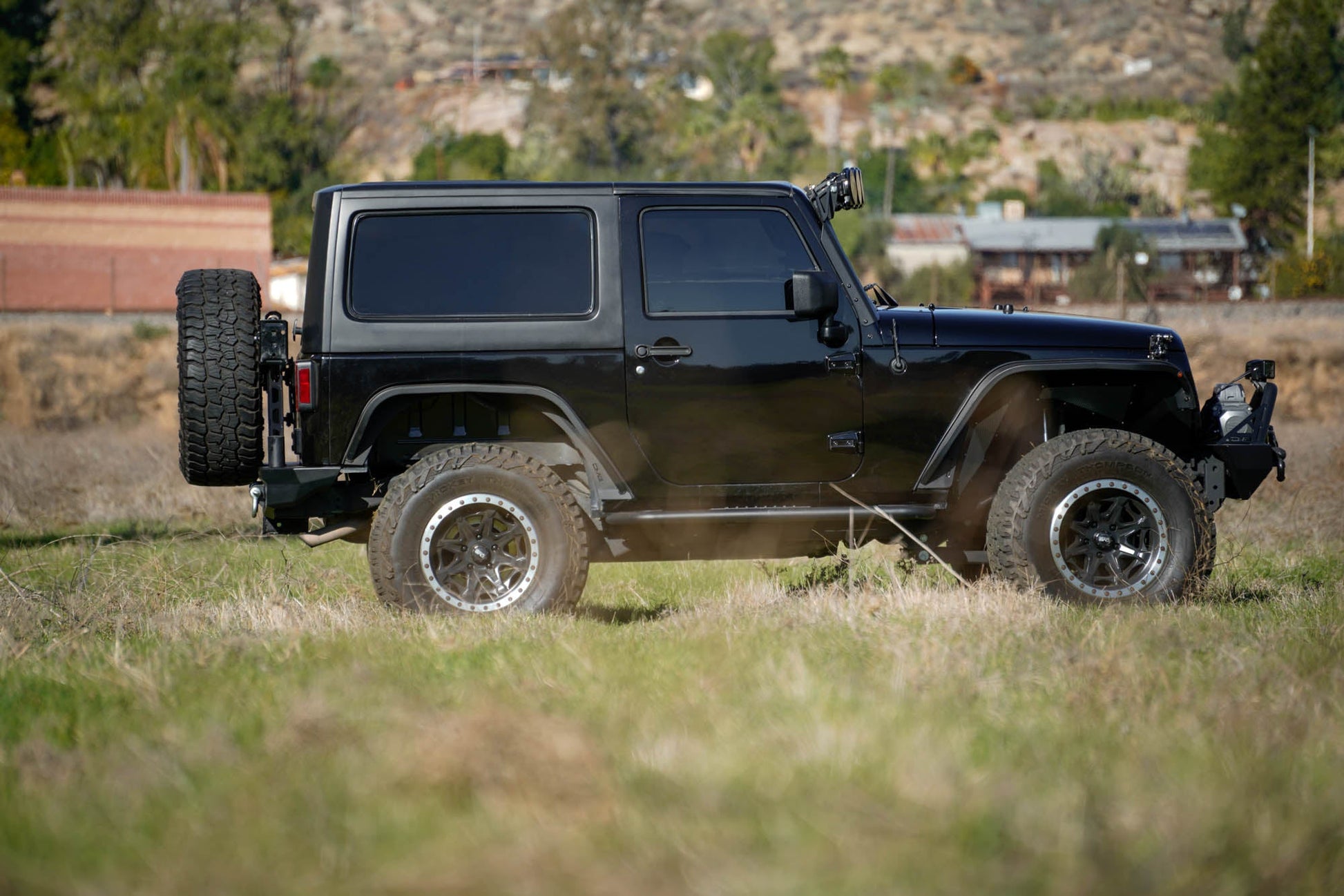 2007 2018 Jeep Wrangler JK JKU Tire Carrier For Mto Bumper DV8 Offroad-7