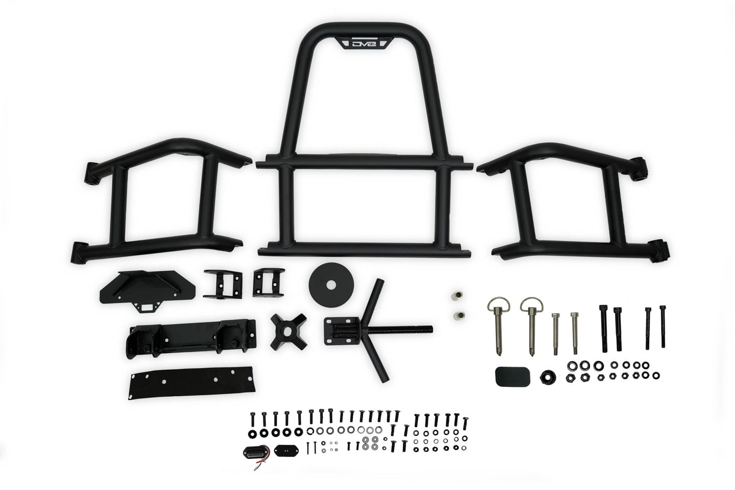 2007 2018 Jeep Wrangler Body Mounted Tire Carrier DV8 Offroad-5