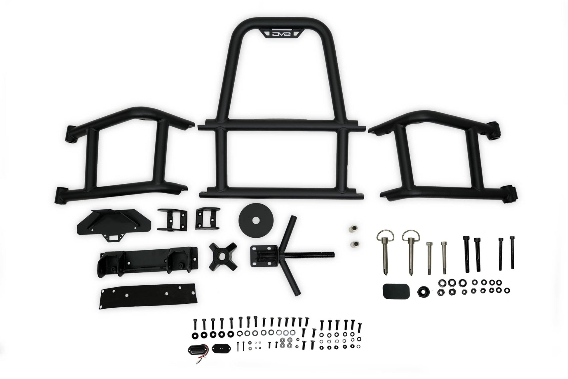 2007 2018 Jeep Wrangler Body Mounted Tire Carrier DV8 Offroad-5
