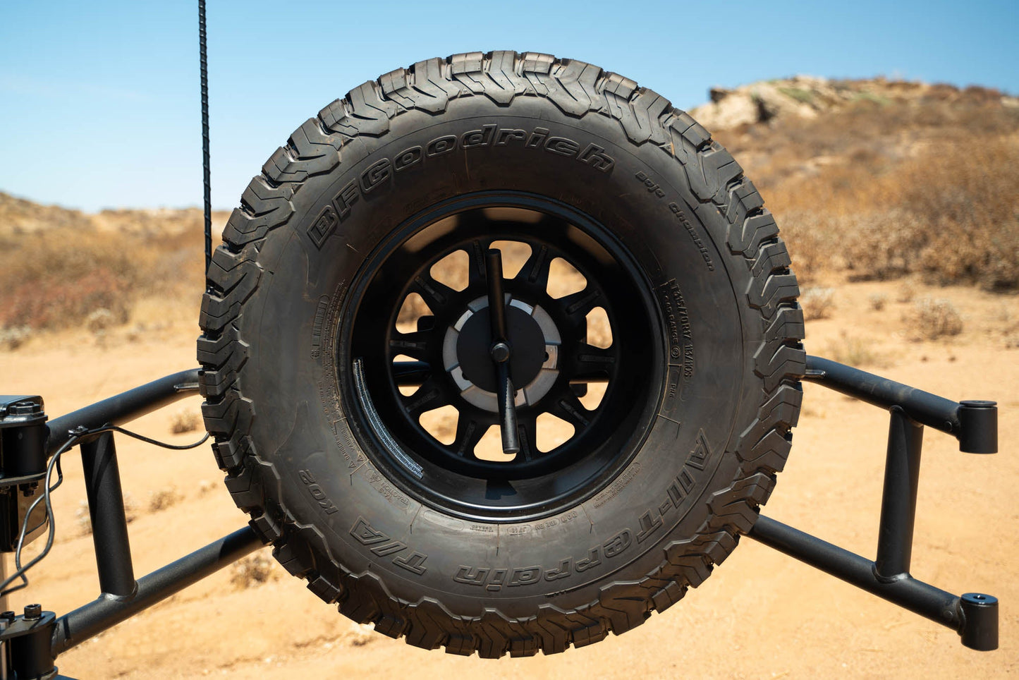 2007 2018 Jeep Wrangler Body Mounted Tire Carrier DV8 Offroad-8