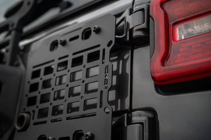 2018 2025 Jeep Wrangler JL Tailgate Reinforcement Molle Panel DV8 Offroad-1