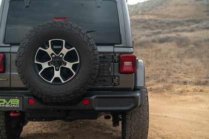 2018 2025 Jeep Wrangler JL Tailgate Reinforcement Molle Panel DV8 Offroad-7