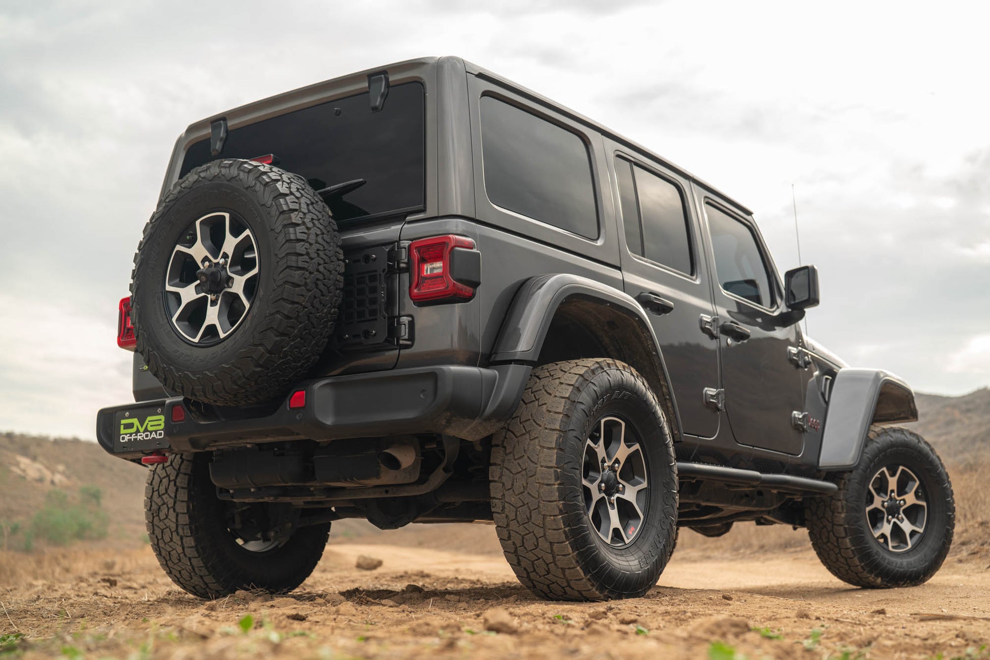 2018 2025 Jeep Wrangler JL Tailgate Reinforcement Molle Panel DV8 Offroad-9